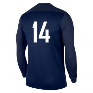 Nike Park VII Dri-FIT Long Sleeve Football Shirt - Midnight Navy/White