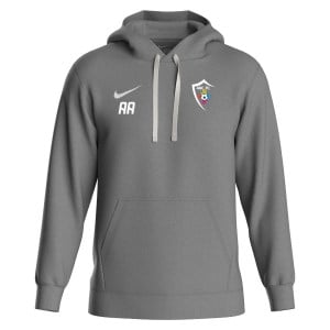 Nike Team Club 20 Fleece Hoodie (M) - Charcoal Heather/White/White