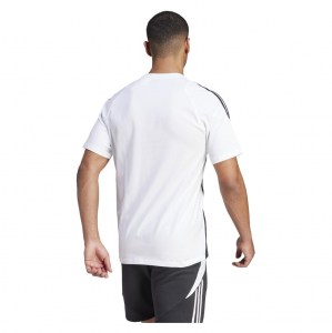 adidas Tiro 24 Sweat T-Shirt - White/Black