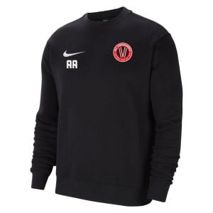 Nike Team Club 20 Fleece Crew Sweatshirt - Black/White/White
