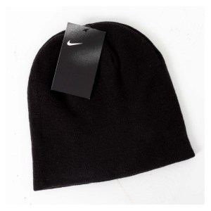 Zelus-Nike Swoosh Beanie - Black