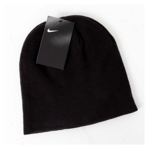 Zelus-Nike Swoosh Beanie - Black