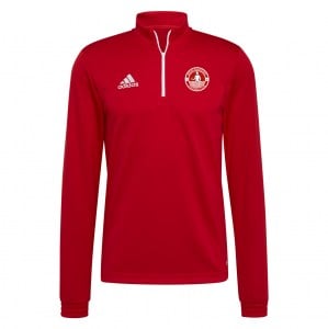 adidas Entrada 22 1/4 Zip Drill Top Midlayer - Team Power Red