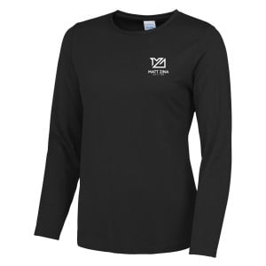 Long Sleeve Cool Tee - Jet Black