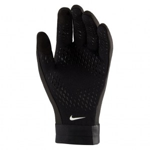 Nike Academy Field Therma-FIT Player Gloves - Black/Black/White