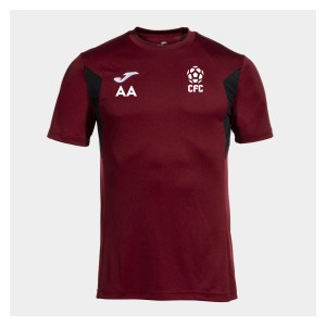 Joma Winner III T-shirt - Wine/Black