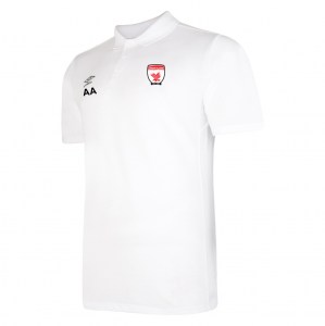 Umbro Club Essential Polo - White/Black
