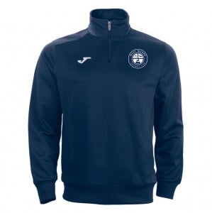 Joma Faraon 1/4 Zip Sweatshirt - Navy/White