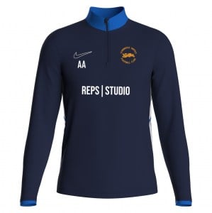Nike Dri-FIT Academy 25 Drill Top - Obsidian/Royal Blue/White