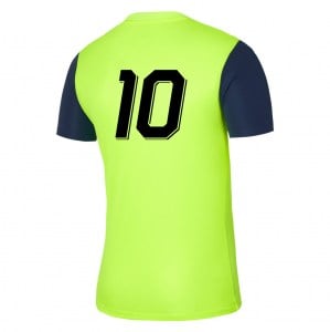 Nike Tiempo Premier 2 Short Sleeve Jersey - Volt/Midnight Navy/Black