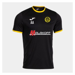 Joma Combi Premium Short-Sleeve T-Shirt - Black/Yellow/Black