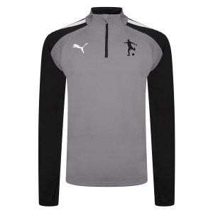Puma teamLIGA Training 1/4 Zip Top - Smoke Pearl/Black