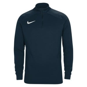 Zelus-Nike 1/4 Zip Midlayer - Obsidian/White