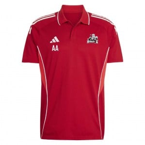 adidas Tiro 25 Competition Polo Shirt - Team Power Red/Pure Ruby/White