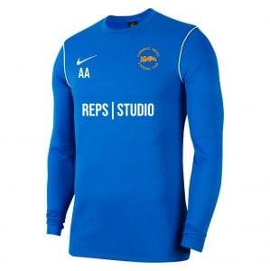 Nike Dri-FIT Park 20 Crew Top - Royal Blue/White/White
