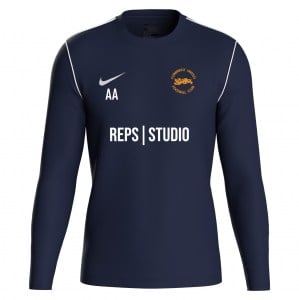 Nike Dri-FIT Park 20 Crew Top - Obsidian/White/White