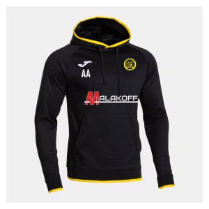 Joma Combi Premium Hooded Sweatshirt - Black/Yellow/White