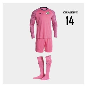 Joma Zamora X Long-Sleeve Goalkeeper 3-Piece Set - Pink Lemonade/Navy