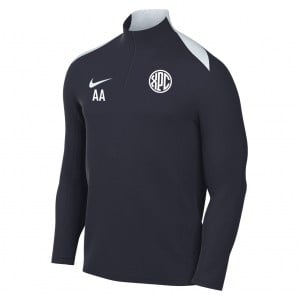 Nike Academy Pro 24 Dri-FIT Drill Top - OBSIDIAN/OBSIDIAN/WHITE/WHITE