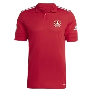 adidas Squadra 25 Cotton Polo - Team Power Red/White