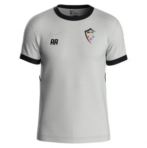 Nike Academy 25 Short-Sleeve Training Top - Wolf Grey/Black/White