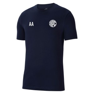 Nike Team Club 20 Cotton T-Shirt (M) - Obsidian/White