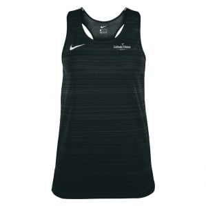 Zelus-Nike Dry Miler Singlet (W) - Black/White
