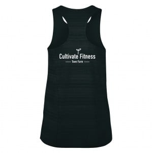Zelus-Nike Dry Miler Singlet (W) - Black/White