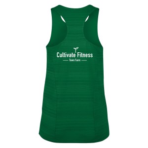 Zelus-Nike Dry Miler Singlet (W) - Pine Green/White