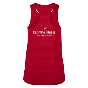 Zelus-Nike Dry Miler Singlet (W) - University Red/White